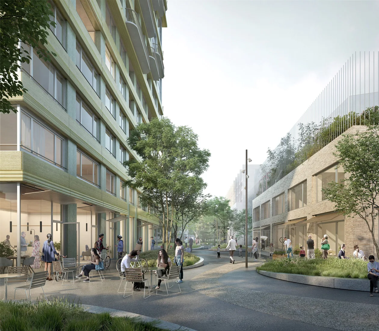 Projekt Pi mit Erdgeschoss als Begegnungszone